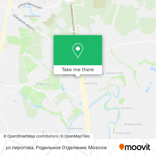 ул.пирогова. Родильное Отделение map
