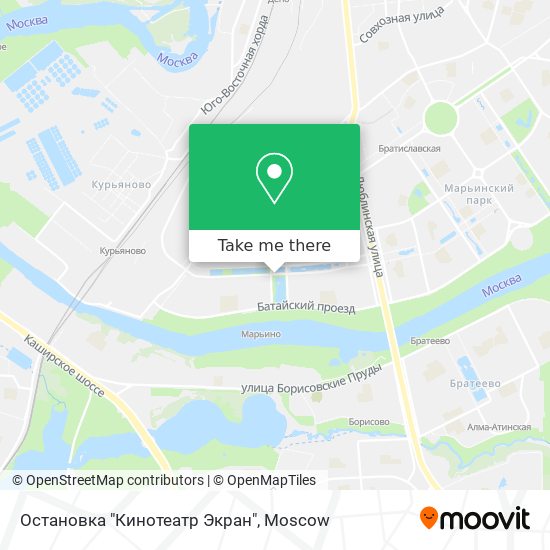 Остановка "Кинотеатр Экран" map