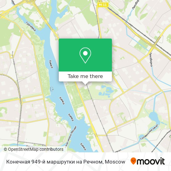 Конечная 949-й маршрутки на Речном map