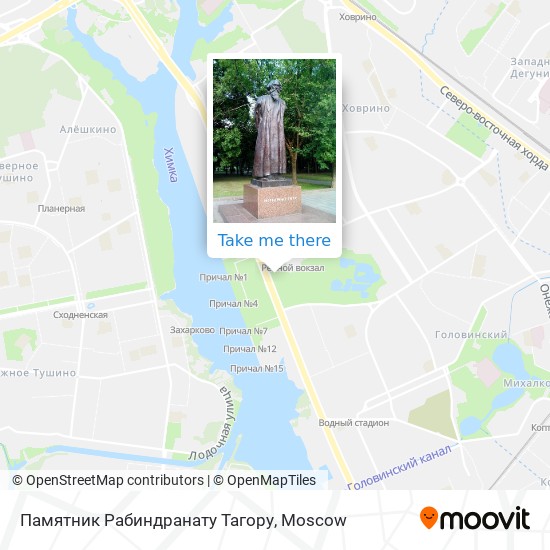 Памятник Рабиндранату Тагору map