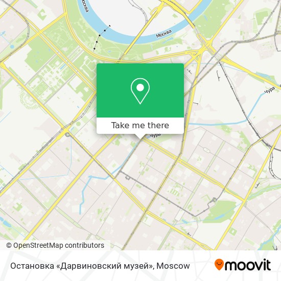 Остановка «Дарвиновский музей» map