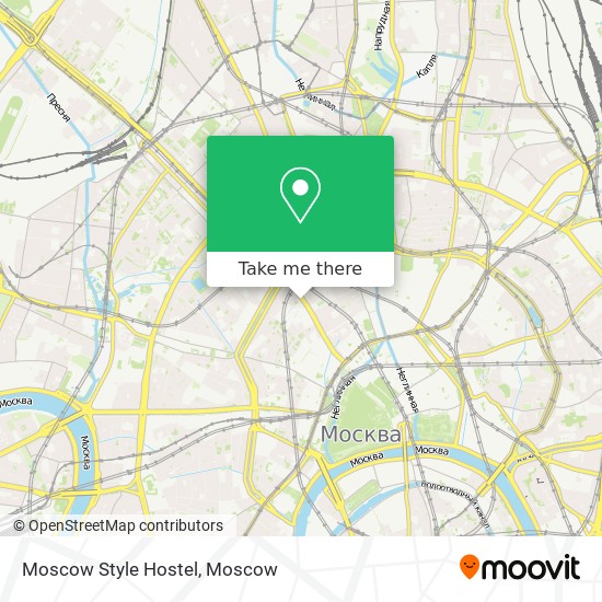 Moscow Style Hostel map