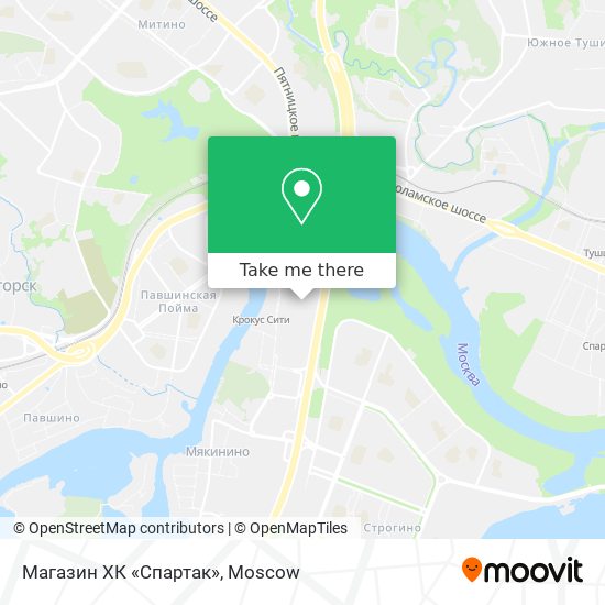 Магазин ХК «Спартак» map