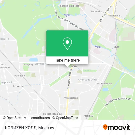 КОЛИZЕЙ ХОЛЛ map