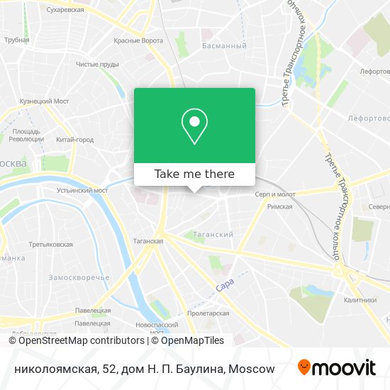 николоямская, 52, дом Н. П. Баулина map