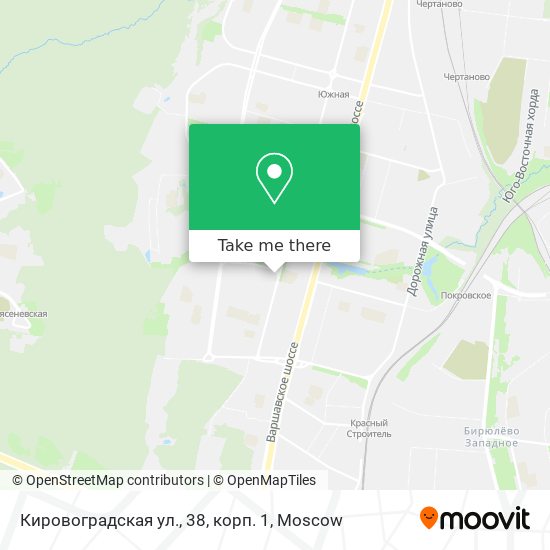 Кировоградская ул., 38, корп. 1 map