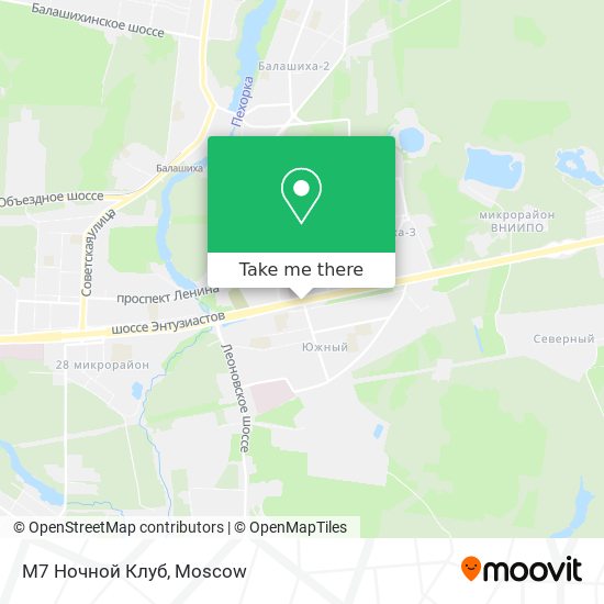 М7 Ночной Клуб map