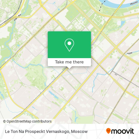 Le Ton Na Prospeckt Vernaskogo map