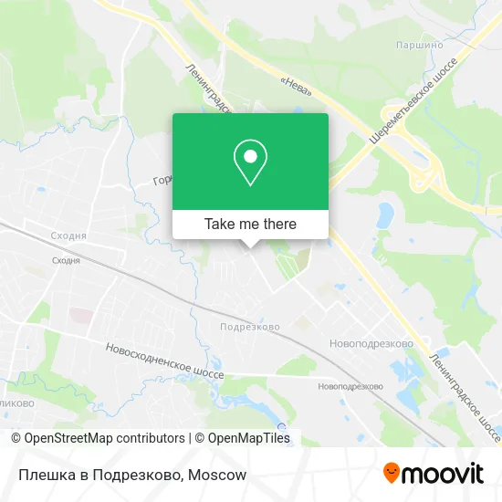 Плешка в Подрезково map