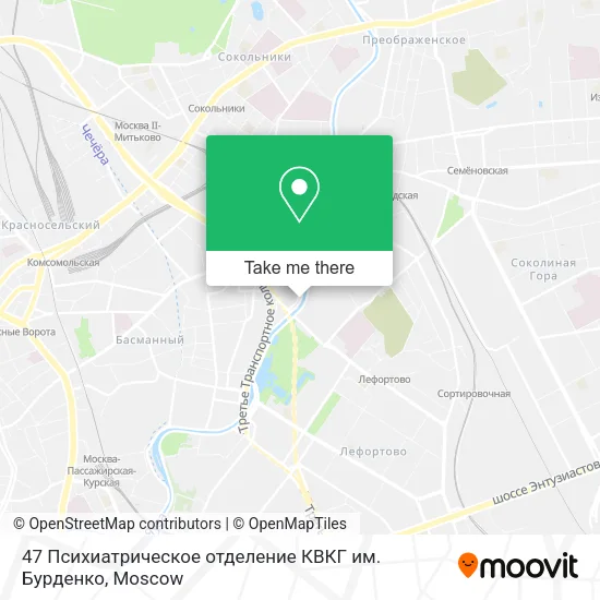 47 Психиатрическое отделение КВКГ им. Бурденко map