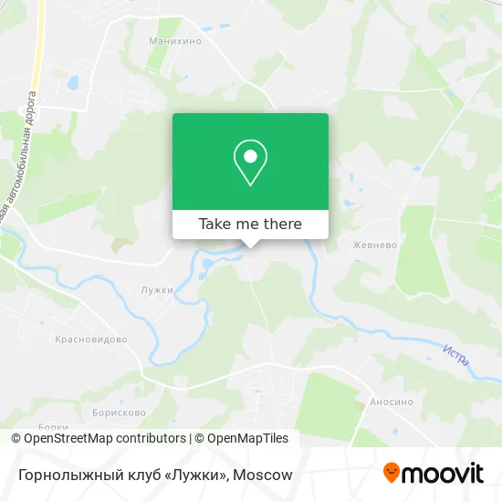 Горнолыжный клуб «Лужки» map