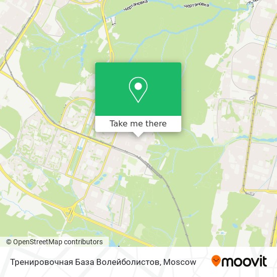 Тренировочная База Волейболистов map