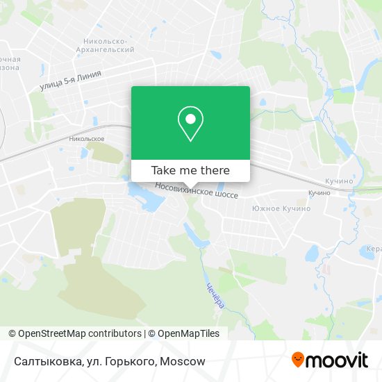 Салтыковка, ул. Горького map