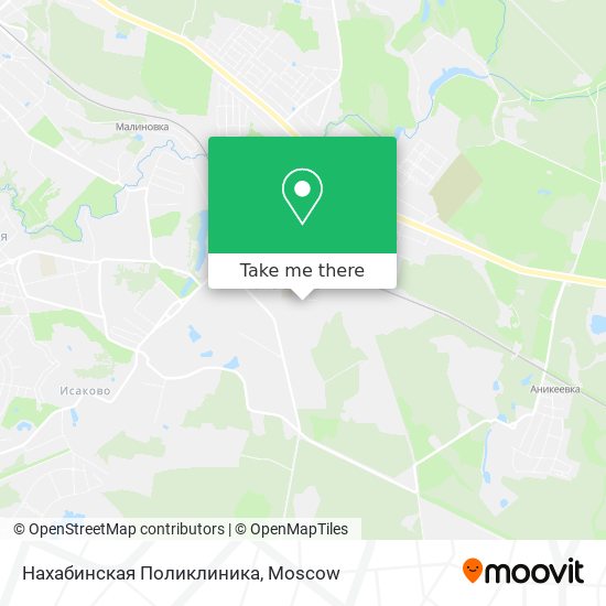 Нахабинская Поликлиника map