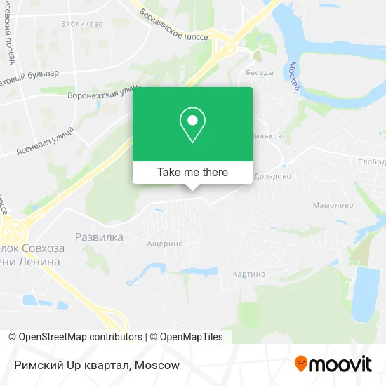 Римский Up квартал map