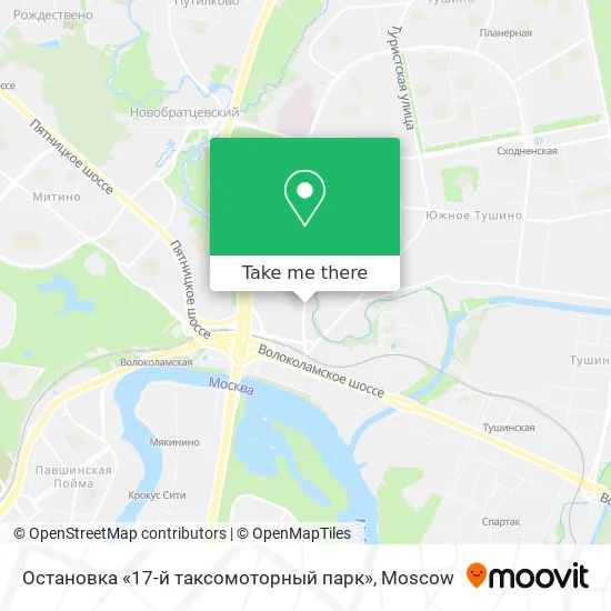 Остановка «17-й таксомоторный парк» map