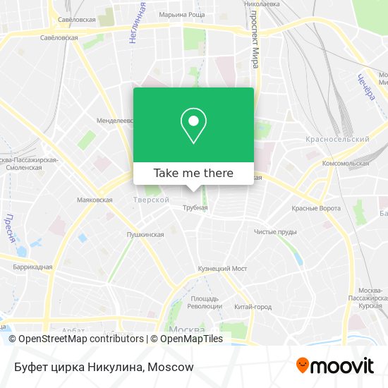 Буфет цирка Никулина map