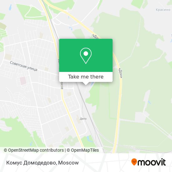 Комус Домодедово map