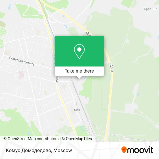 Комус Домодедово map