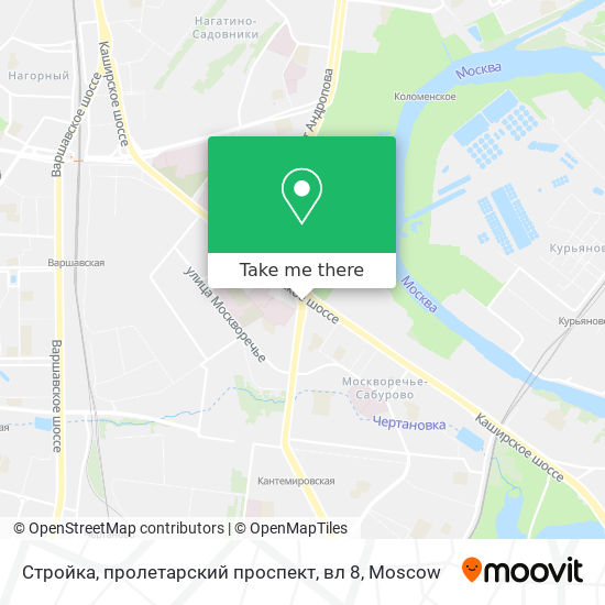 Стройка, пролетарский проспект, вл 8 map