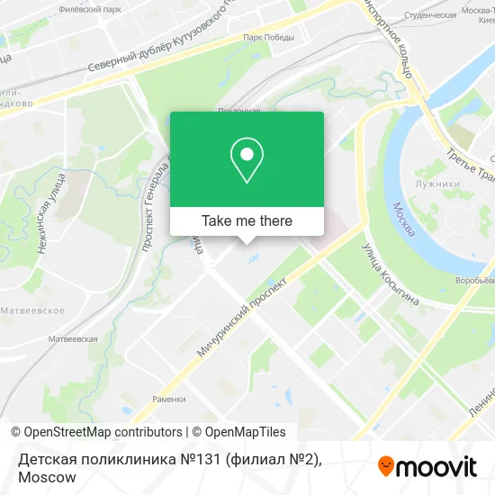 Детская поликлиника №131 (филиал №2) map