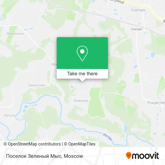 Поселок Зеленый Мыс map