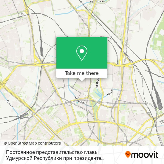 Постоянное представительство главы Удмурской Республики при президенте Российской Федерации map