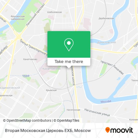 Вторая Московская Церковь EХБ map
