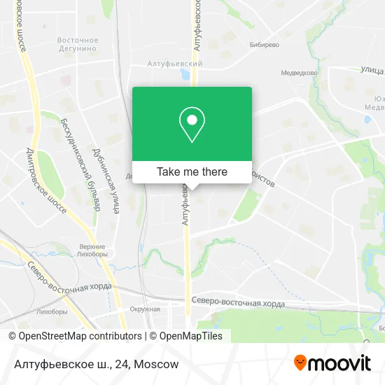 Алтуфьевское ш., 24 map