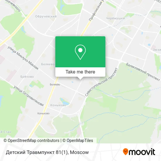 Детский Травмпункт 81 map