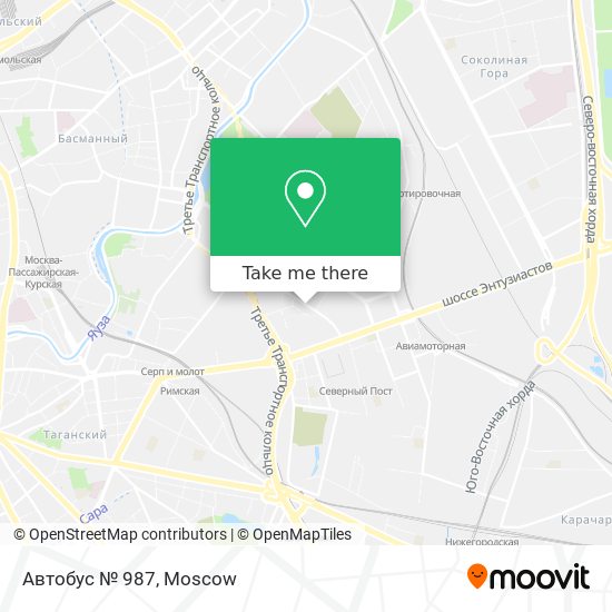 Автобус № 987 map