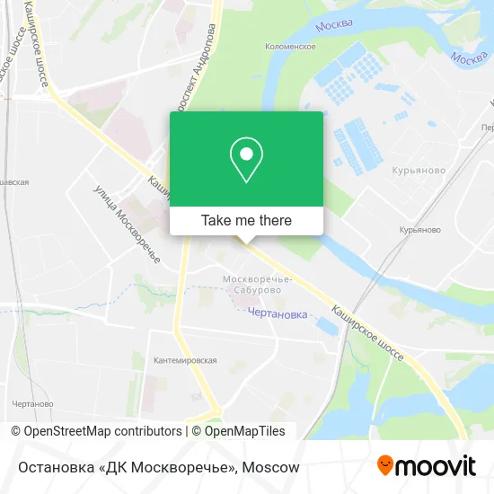 Остановка «ДК Москворечье» map