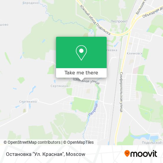 Остановка "Ул. Красная" map