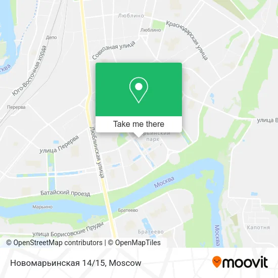 Новомарьинская 14/15 map