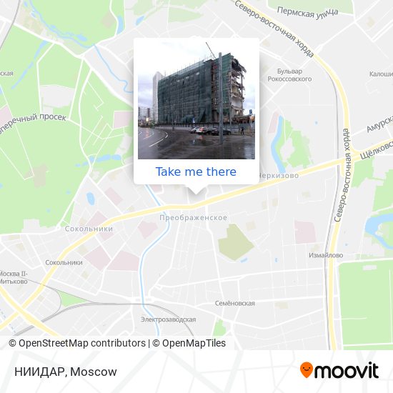 НИИДАР map