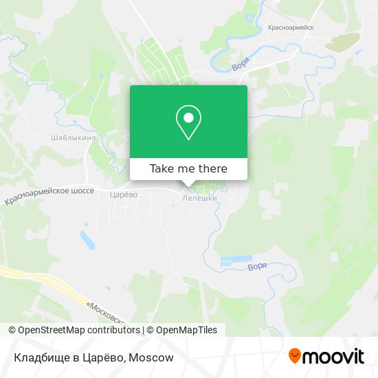 Кладбище в Царёво map