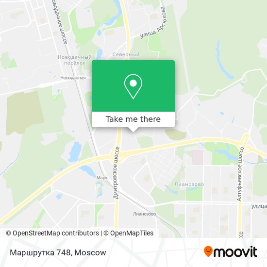 Маршрутка 748 map
