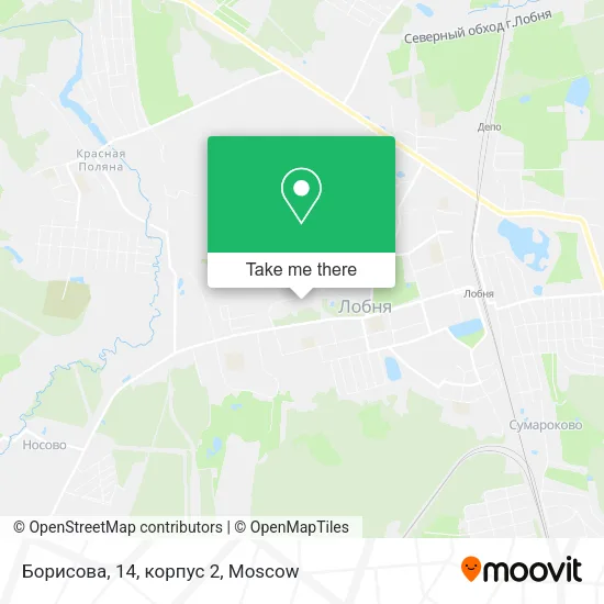 Борисова, 14, корпус 2 map