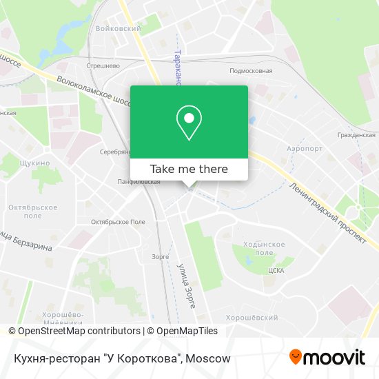 Кухня-ресторан "У Короткова" map