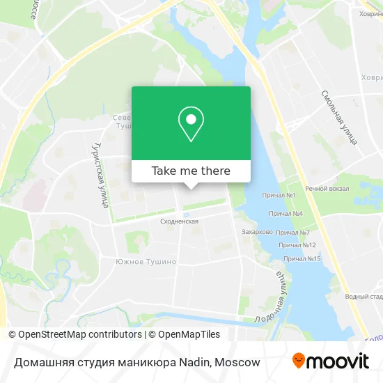 Домашняя студия маникюра Nadin map