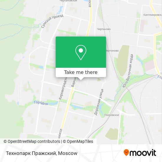 Технопарк Пражский map