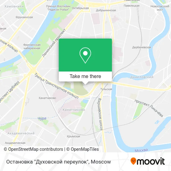 Остановка "Духовской переулок" map