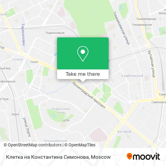 Клетка на Константина Симонова map