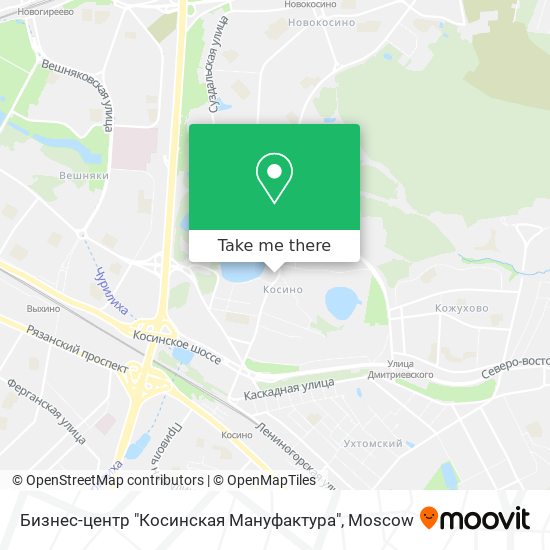 Бизнес-центр "Косинская Мануфактура" map