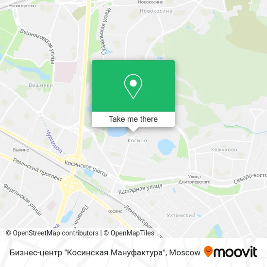 Бизнес-центр "Косинская Мануфактура" map
