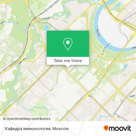 Кафедра иммунологии map