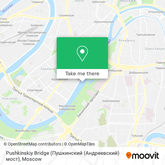 Pushkinskiy Bridge (Пушкинский (Андреевский) мост) map