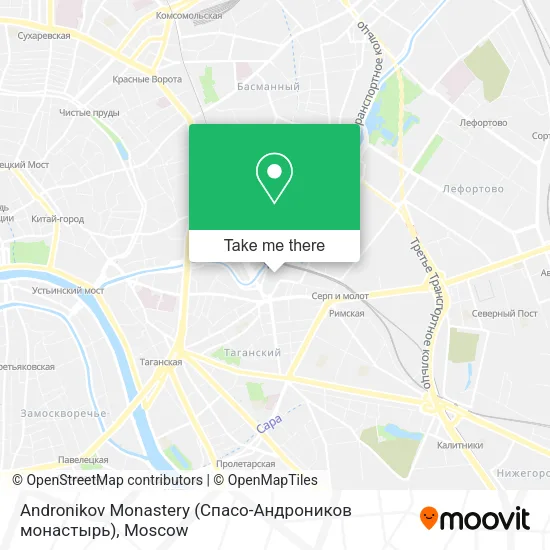 Andronikov Monastery (Спасо-Андроников монастырь) map