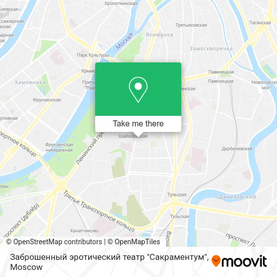 Заброшенный эротический театр "Сакраментум" map