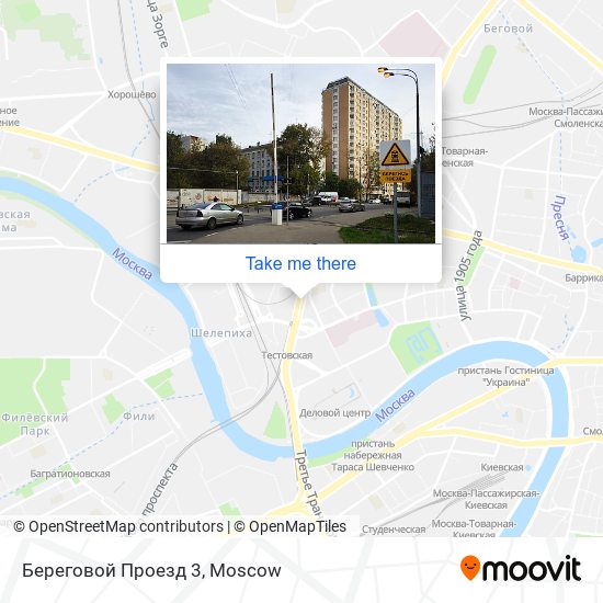 Береговой Проезд 3 map